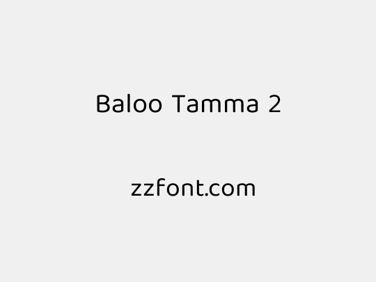 Baloo Tamma 2