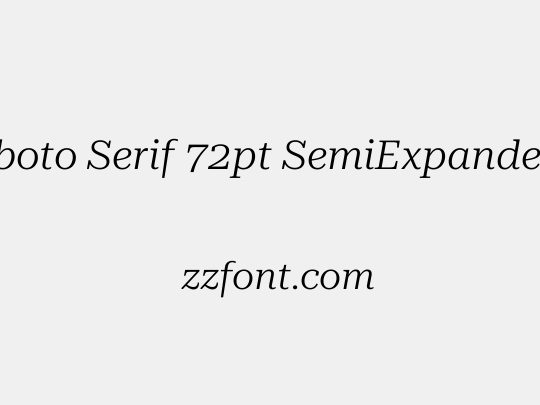 Roboto Serif 72pt SemiExpanded Light