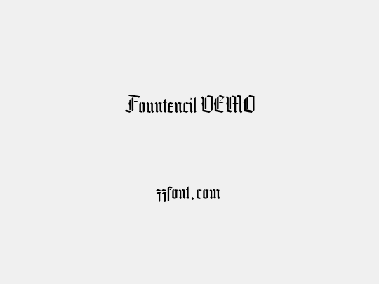 Fountencil DEMO