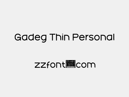 Gadeg Thin Personal