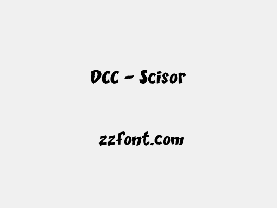 DCC - Scisor