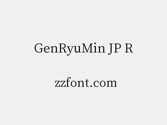 GenRyuMin JP R