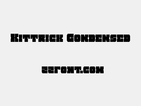 Kittrick Condensed