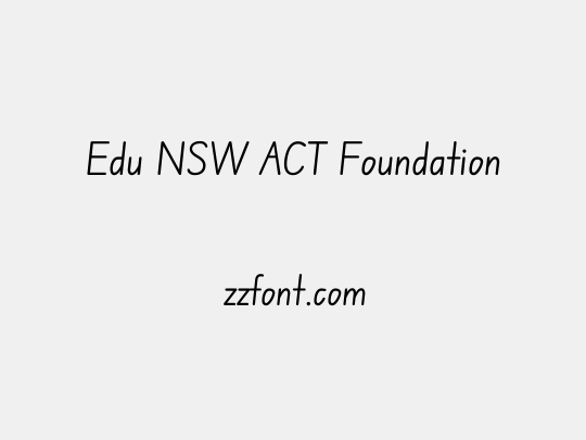 Edu NSW ACT Foundation