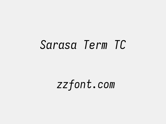 Sarasa Term TC