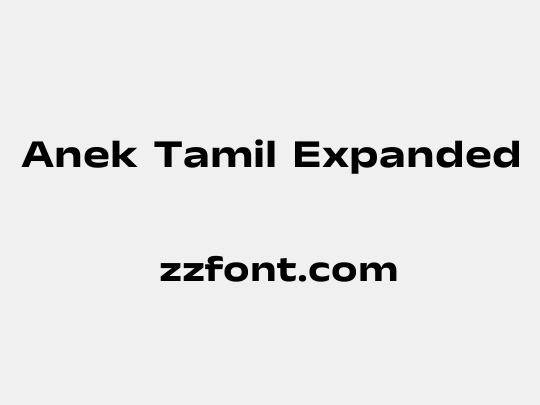 Anek Tamil Expanded