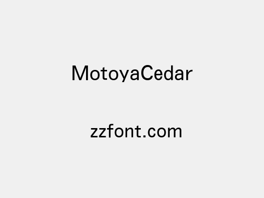 MotoyaCedar