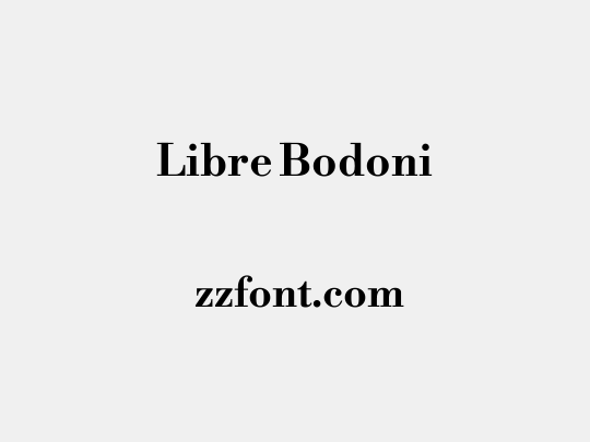 Libre Bodoni