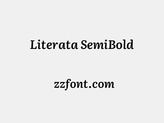 Literata SemiBold