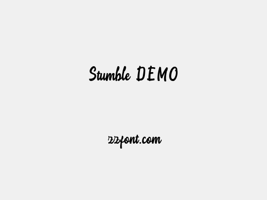 Stumble DEMO