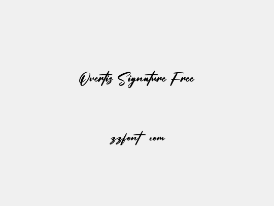 Overtis Signature Free