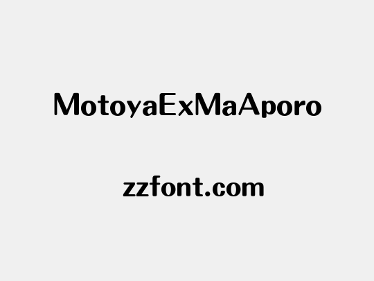 MotoyaExMaAporo