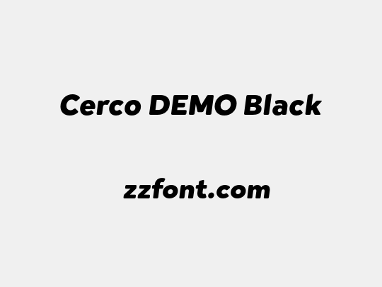 Cerco DEMO Black