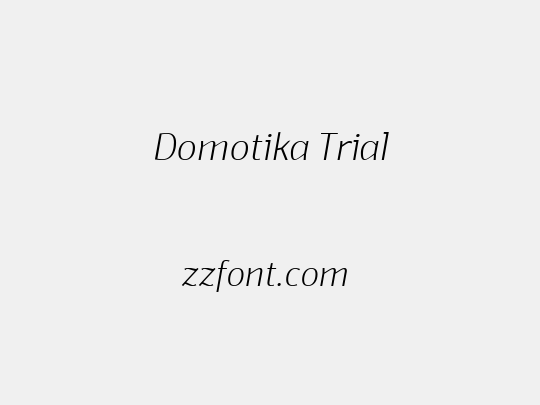 Domotika Trial