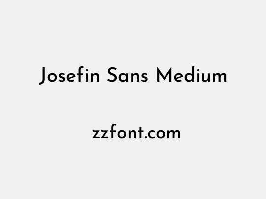 Josefin Sans Medium