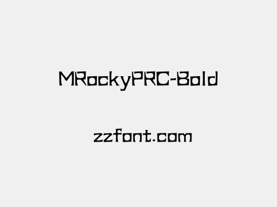 MRockyPRC-Bold