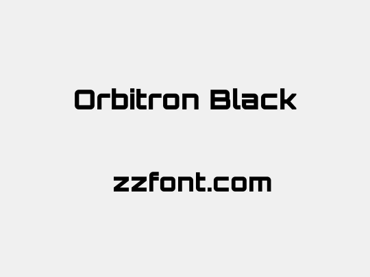 Orbitron Black