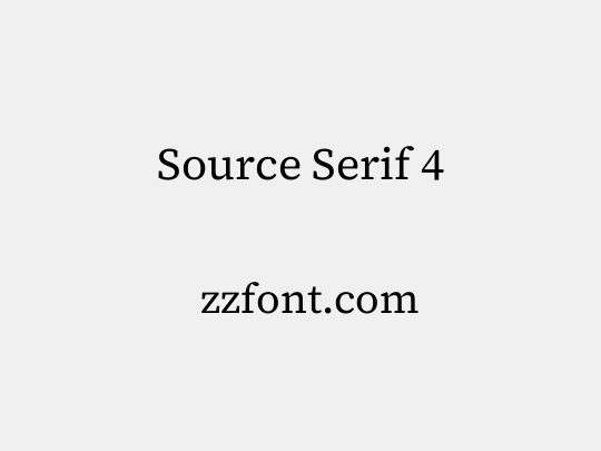 Source Serif 4