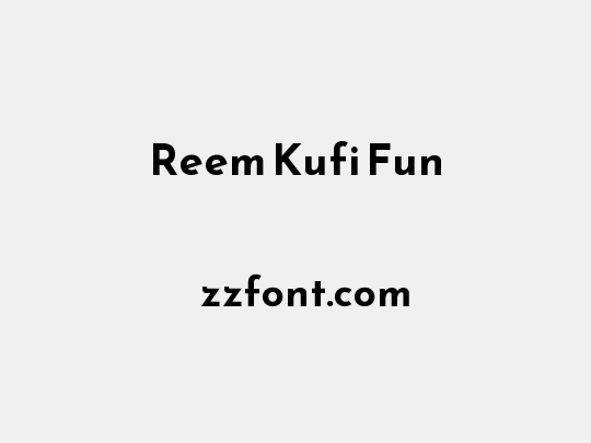 Reem Kufi Fun