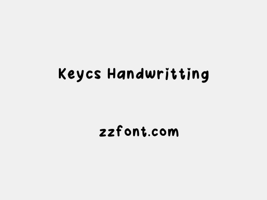 Keycs Handwritting