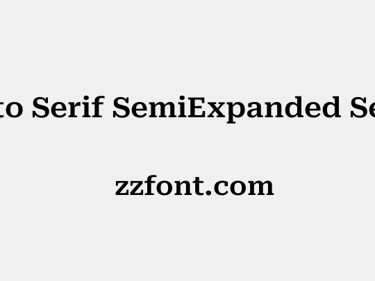 Roboto Serif SemiExpanded SemiBold