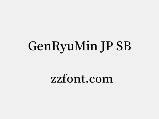 GenRyuMin JP SB