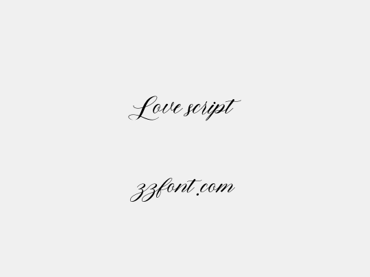 Love script