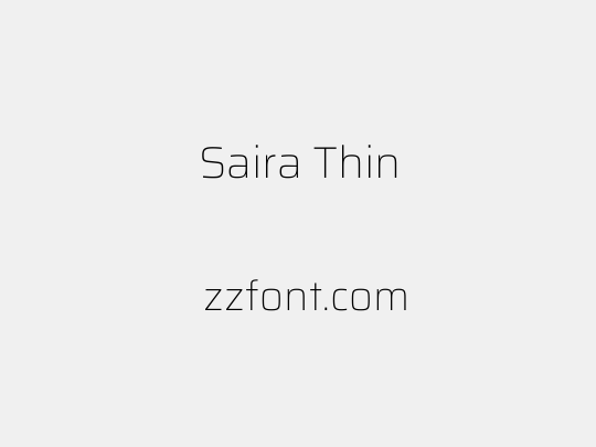 Saira Thin