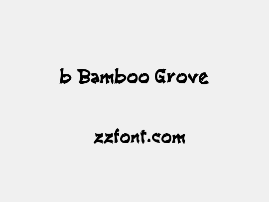 b Bamboo Grove