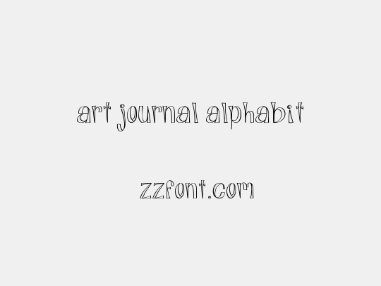 Art Journal Alphabit