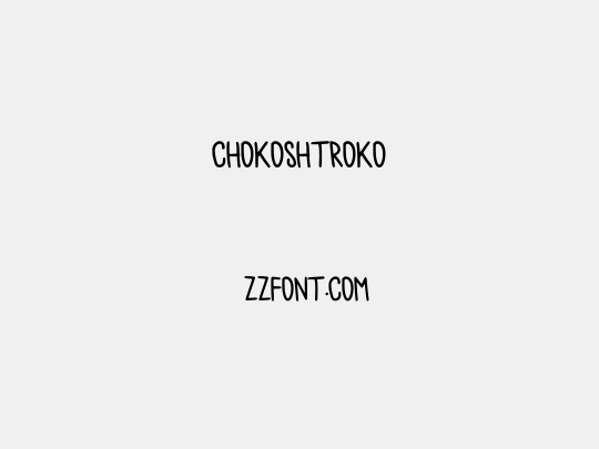 chokoshtroko