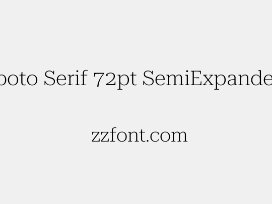 Roboto Serif 72pt SemiExpanded ExtraLight