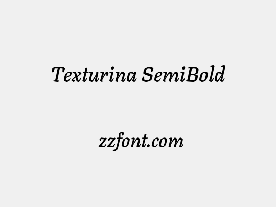 Texturina SemiBold