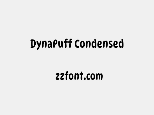 DynaPuff Condensed