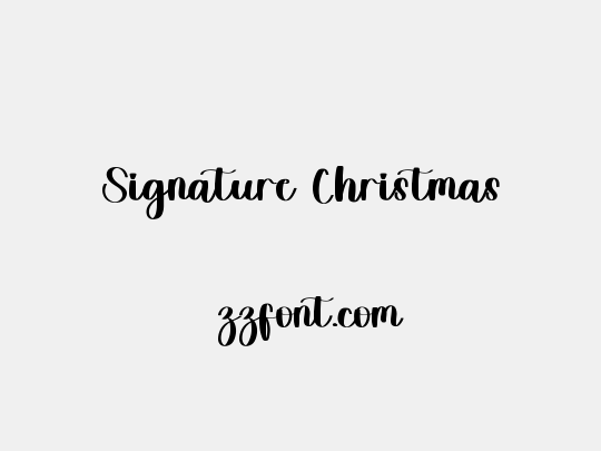 Signature Christmas