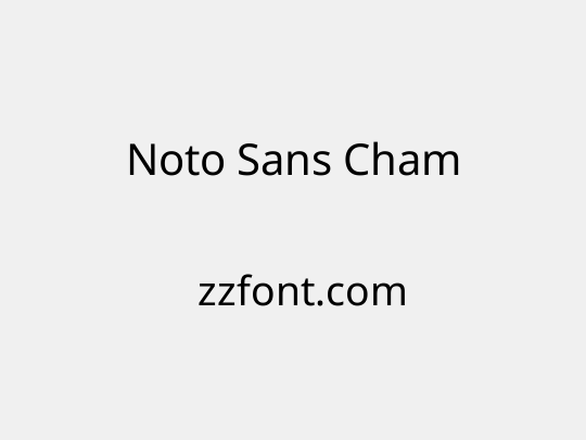 Noto Sans Cham