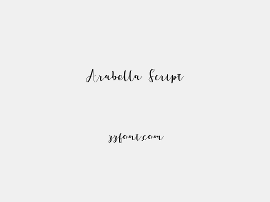 Arabella Script