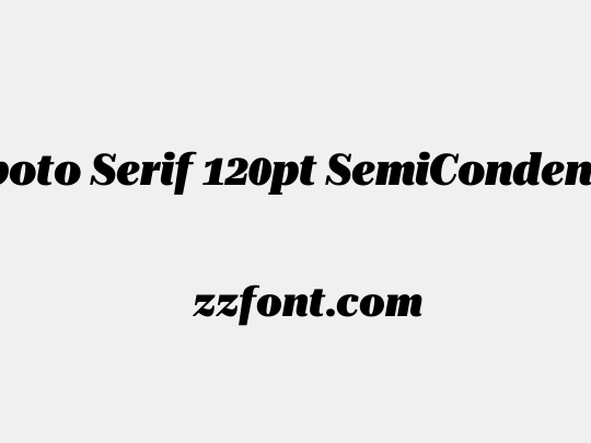 Roboto Serif 120pt SemiCondensed Black