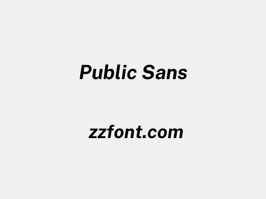 Public Sans