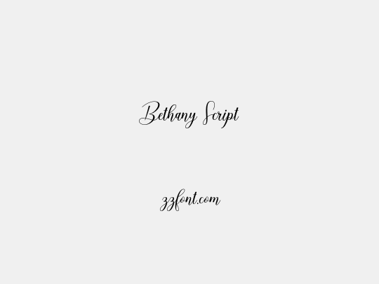 Bethany Script