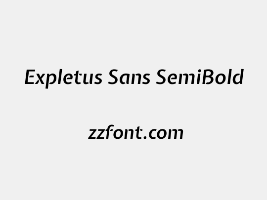 Expletus Sans SemiBold