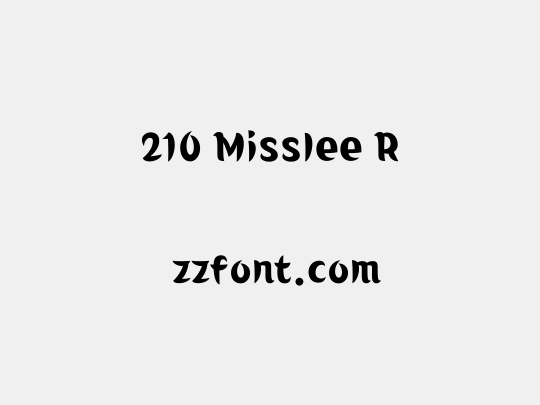 210 Misslee R