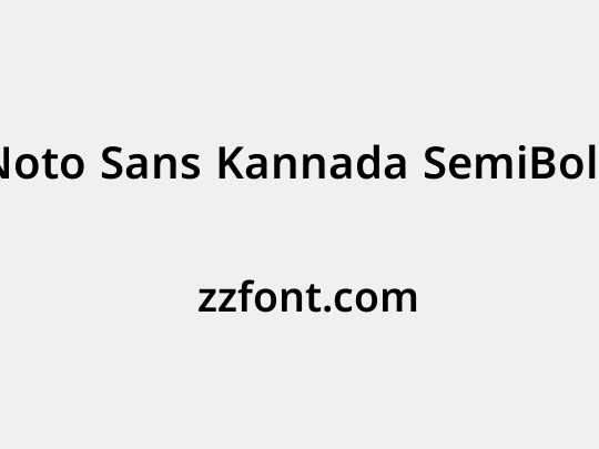 Noto Sans Kannada SemiBold