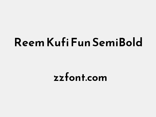 Reem Kufi Fun SemiBold