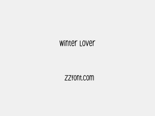 Winter Lover