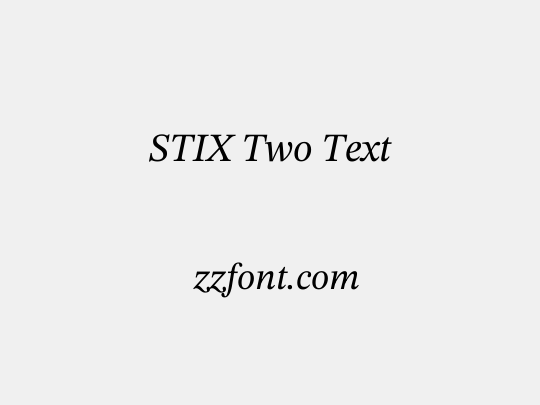 STIX Two Text