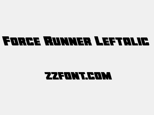 Force Runner Leftalic