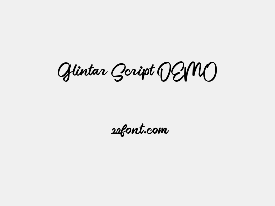 Glintar Script DEMO