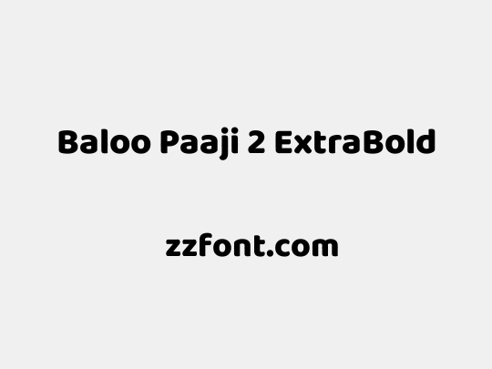 Baloo Paaji 2 ExtraBold