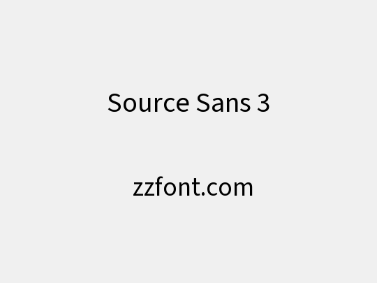 Source Sans 3